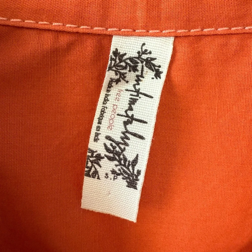 Free People Intimately Power  Move Button Down Woven‎ Bodysuit Size S
